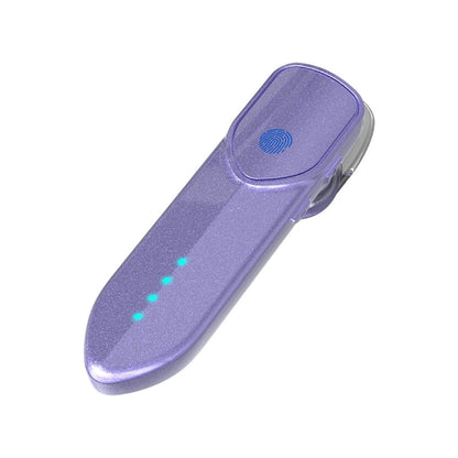 Business Style Bluetooth 5.0 Earphone with Fingerprint Touch - Silver