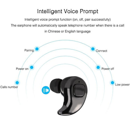Wireless Bluetooth Earphone with Mic for Sports - S530x - Black