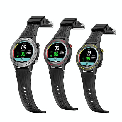 Waterproof Bluetooth Bracelet With Hr And Temperature Tracking - Red
