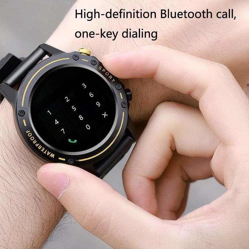 Waterproof Bluetooth Bracelet With Hr And Temperature Tracking - Red