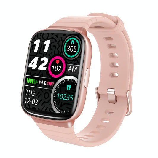 1.69 Inch Ips Screen 5Atm Waterproof Sport Smart Watch Support Sleep Monitoring / Heart Rate Monitoring / Sport Mode / Incoming Call & Information Reminder - White