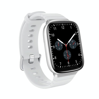 1.69 Inch Ips Screen 5Atm Waterproof Sport Smart Watch Support Sleep Monitoring / Heart Rate Monitoring / Sport Mode / Incoming Call & Information Reminder - White