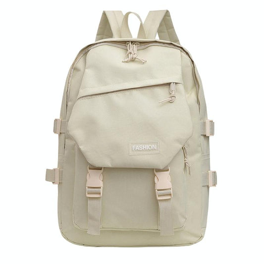School Backpack with Harajuku Style - Pink