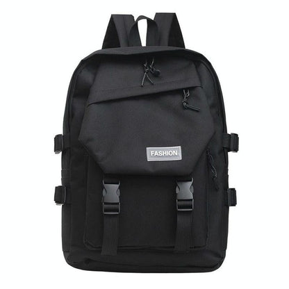 School Backpack with Harajuku Style - Pink