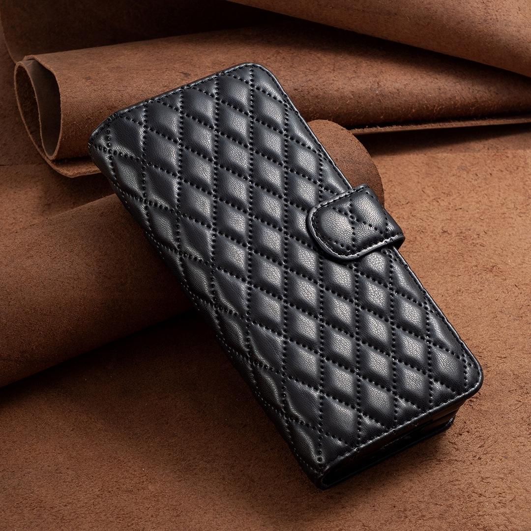 For Samsung Galaxy Z Fold4 5G Samsung Fold 4 Diamond Lattice Wallet Case - Sleek And Stylish - Green