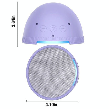 Protective Cover for Amazon Echo Pop Smart Speaker - Drop-proof and All-inclusive - White