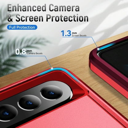 For Samsung Galaxy Z Fold4 5G Shockproof Pc Tpu Case - Blue
