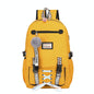 Anti-theft Usb Backpack for Sports and Leisure - Yellow