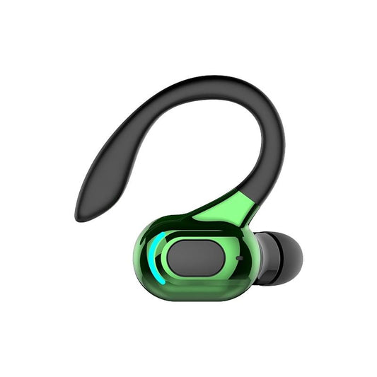 Wireless Sports Earphones - F8 Bluetooth 5.1 Ear-mounted Stereo - Black + Green