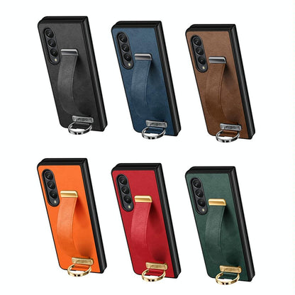 For Samsung Galaxy Z Fold4 5G Leather Shockproof Case