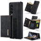 For Samsung Galaxy Z Fold4 5G Wallet Case - 3 Fold Multi Card Holder - Black