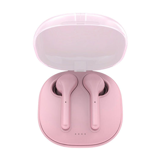 Wireless Stereo Sports Bluetooth Earphones with Charging Box - K88 Tws - Pink