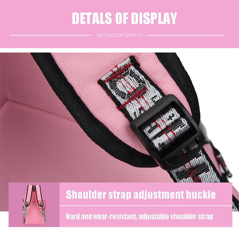 Anti-theft Usb Backpack for Sports and Leisure - Pink