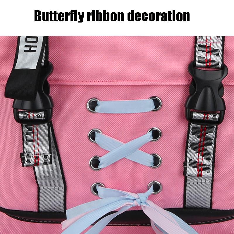 Anti-theft Usb Backpack for Sports and Leisure - Pink