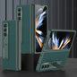 For Samsung Galaxy Z Fold4 5G Leather Case With Stand - Ultra Thin - Forest Green