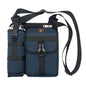 Vibe Geeks Waterproof Camping Wear Resistant Chest Crossbody Sling Shoulder Bags with Water Bottle Holder - Navy