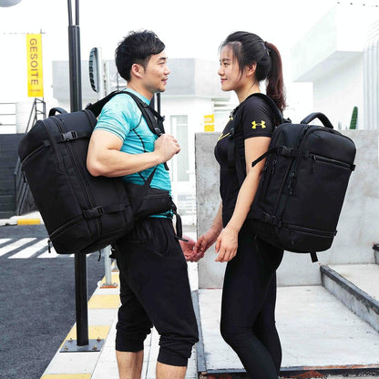 17 Inch Waterproof Usb Shoulder Backpack for Travel - Light Grey