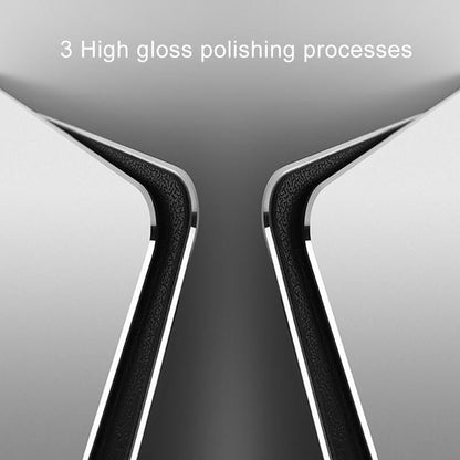 Double Sided Non Slip Aluminum Mouse Pad L Size - Silver