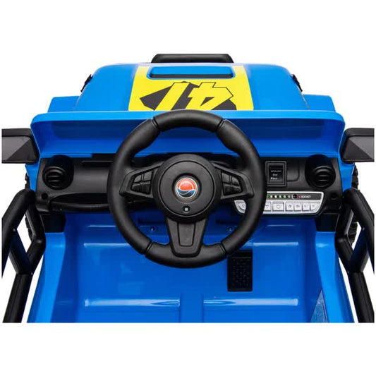 12V Gravity Kids Electric Ride On Car/Jeep – Blue