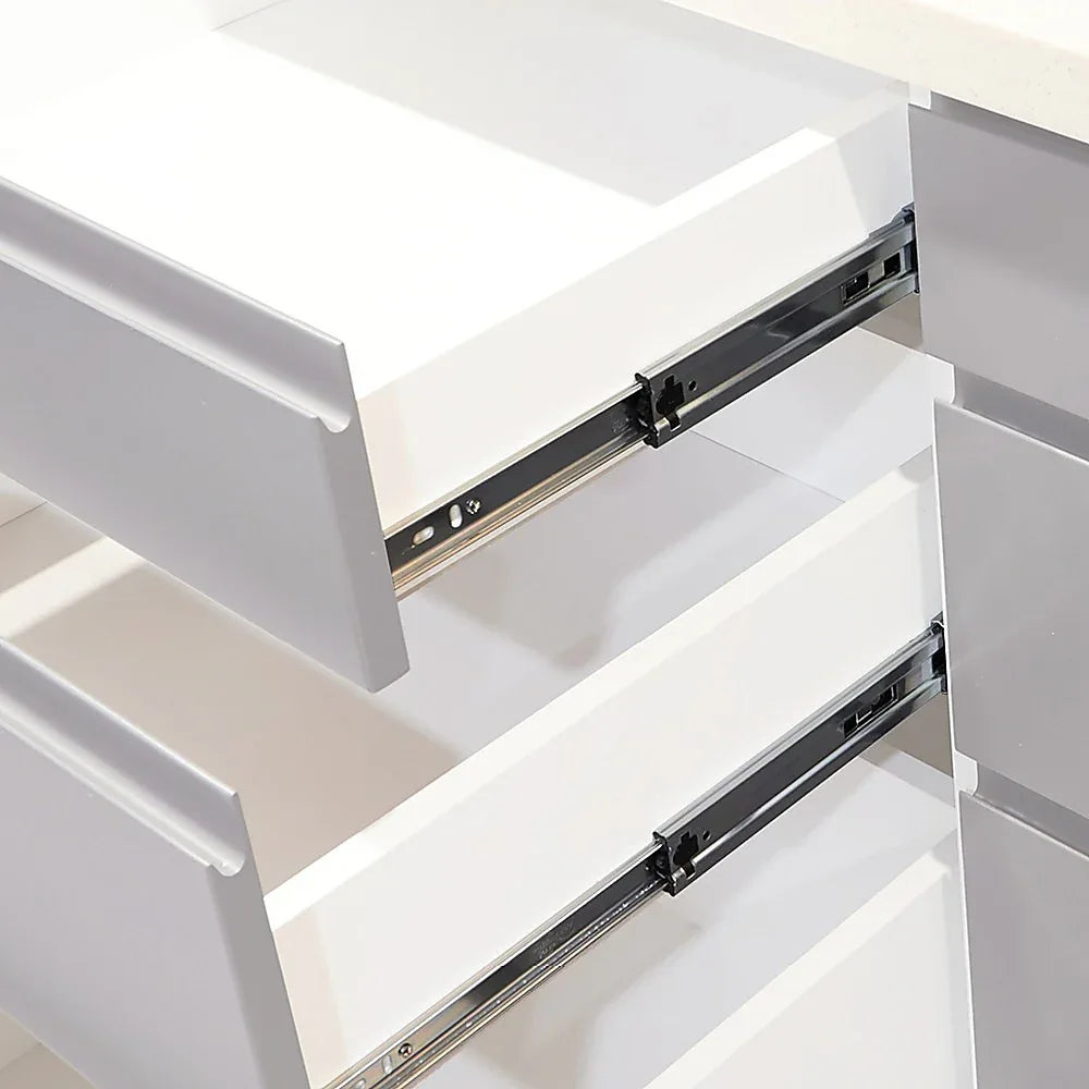 10 Pairs of 500mm Soft Close Full Extension Ball Bearing Drawer Runner - Mekamart Australia