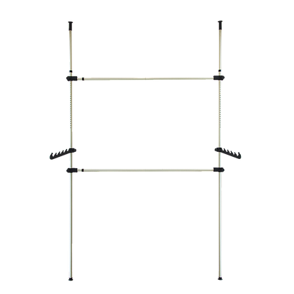 Heavy Duty Adjust Clothes Rail Storage Garment Shelf Hanging Display Stand Rack