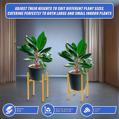 Metal Plant Stand Adjustable Indoor