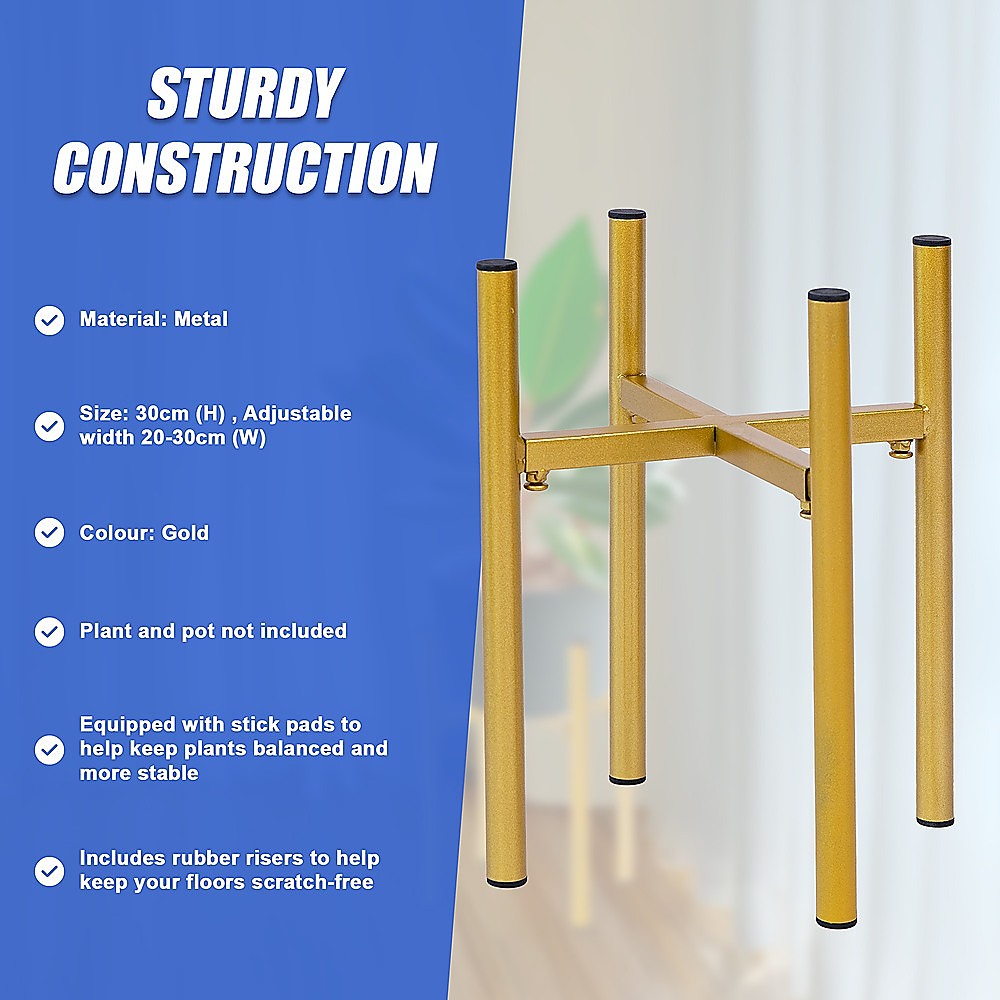 Metal Plant Stand Adjustable Indoor