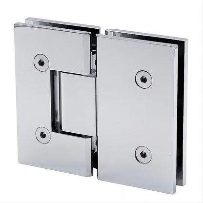 180 Degree Stainless steel Glass to Glass Shower Door Hinge in Chrome
