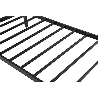 Single Daybed Metal Frame Sofa Premium Black Day Bed Steel Support