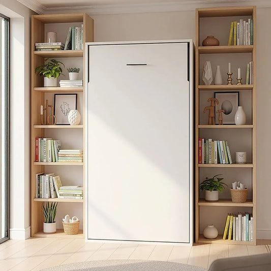 Single DIY Wall Bed Hardware Kit with Black handle – Frame & Mechanism for Custom Build - Mekamart Australia