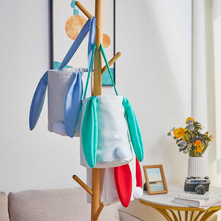 Orange Adorable Easter Bunny Ear Tote Bag - Stylish Rabbit-Themed Candy Bag