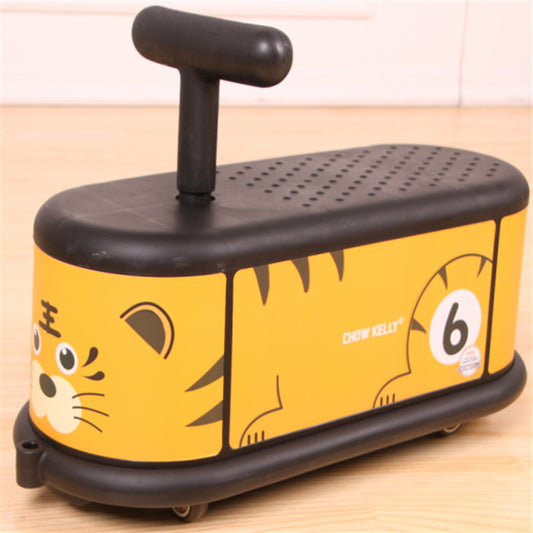 Tiger Quiet Ride Twist Car for Toddlers - Fun Wiggle Ride-On Toy