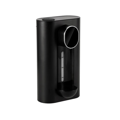 Smart Automatic Mouthwash Dispenser - Wall-Mounted, 3 Adjustable Levels, LED Display & Magnetic Cups(Black)