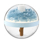Eternal Flower Wireless Humidifier & Night Light - 270ml, 800mAh Rechargeable, Quiet Operation(blue)