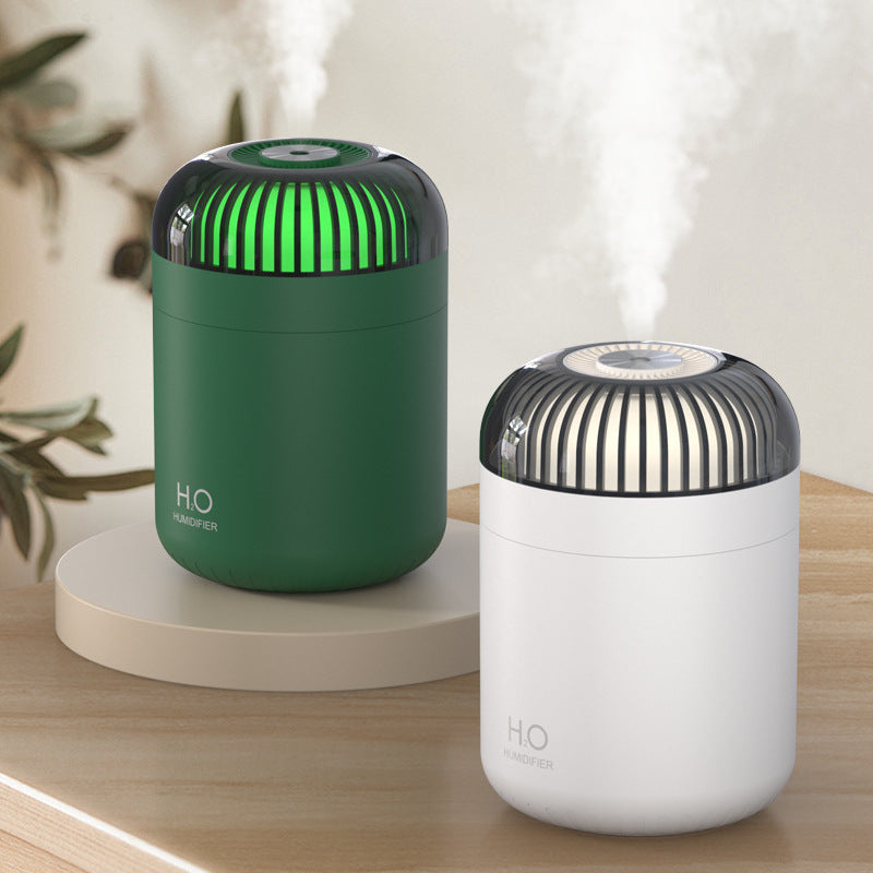 Quiet Cool Mist Humidifier - 500ml USB-C with Ambient Light & Dual Mist Modes(Pink)