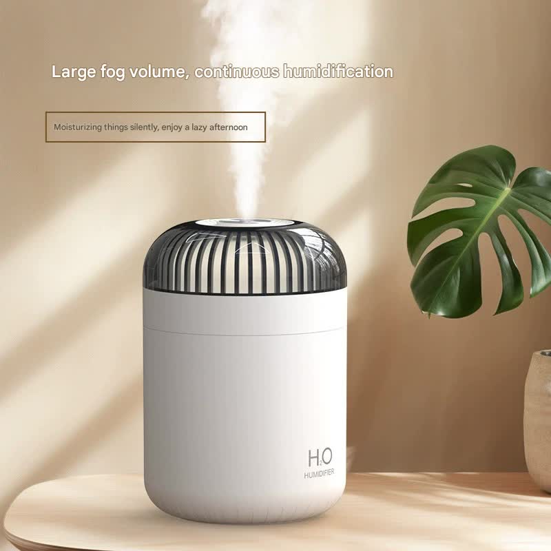 Quiet Cool Mist Humidifier - 500ml USB-C with Ambient Light & Dual Mist Modes(Pink)