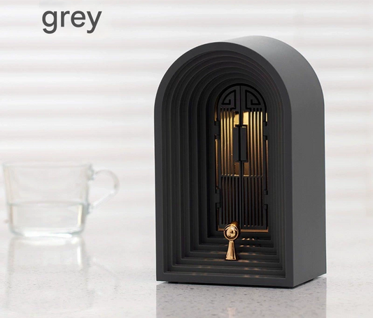 Magic Wishing Door LED Night Light & Bluetooth Speaker - Stepless Dimming, USB-C Rechargeable(grey)