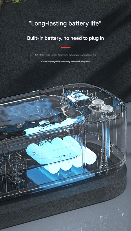 Green Portable Ultrasonic Cleaner - 45kHz Professional High-Frequency Cleaning Machine for Jewellery, Glasses, Watches, and Makeup Brushes