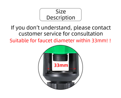 2-Pack Orange Universal Nipple Connector for Mixer Taps up to 3.3CM  -  Plastic Leak-Proof Hose Fitting, Kitchen & Garden Tap Adapter