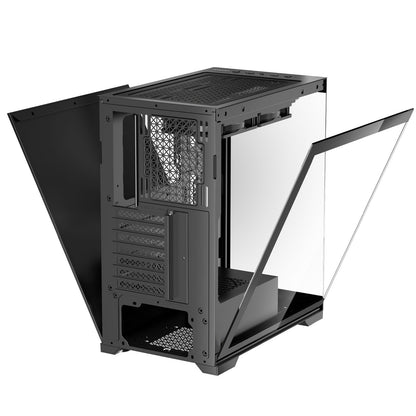 VEVOR PC Gaming Case Mid-Tower Computer Case with 2 Fans for ATX Motherboard