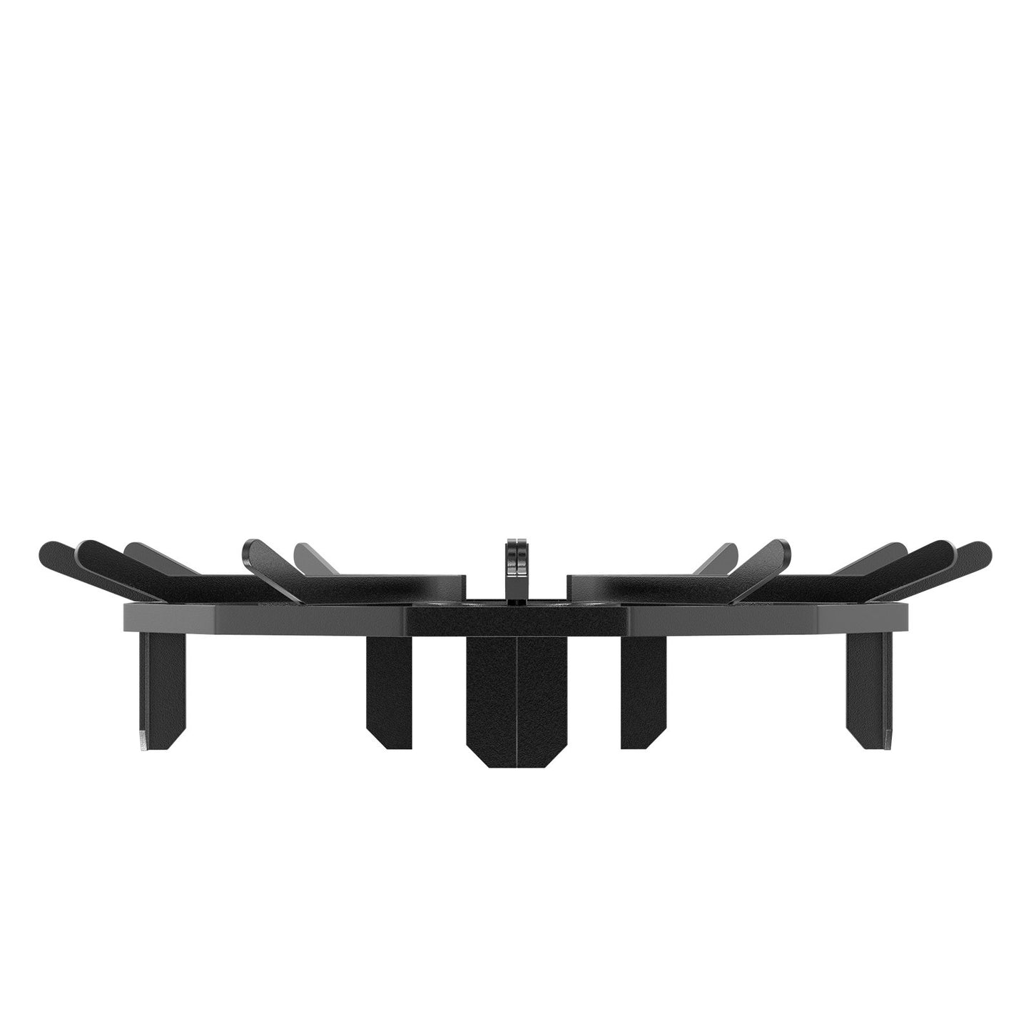 VEVOR Log Grate, 27 inch Heavy Duty Wheel Fire Grate with 6 Support Legs, Solid Powder-coated Steel Bars, Log Firewood Burning Rack Holder for Wood Stove and Outdoor Camping Fire Pit