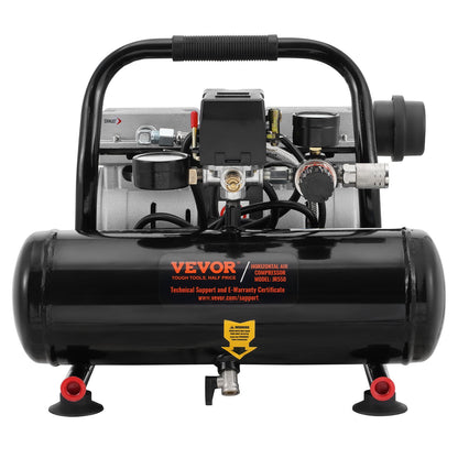 VEVOR Air Compressor Compact Portable Oil Free Compressor 4L 7bar