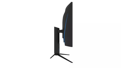 QMAX 27" Gaming Monitor Curved QHD 165Hz 2560*1440p 1ms with Build in Speakers Height Adjustable