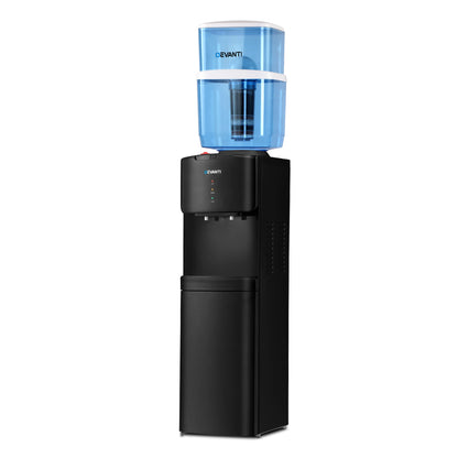 Devanti Water Cooler Dispenser Stand 22L Bottle Black
